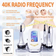 3 in 1 RF 40K Slimming Machine Radio Frequency Ultrasound 40k Cavitation Face Body Burn Fat Body Sli
