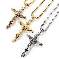 < 316 Shop > Today's Special Offer [F439] (High-Quality Titanium Steel Necklace-Religious Jesus Cros