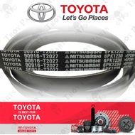 Original Toyota Fan Belt 90916-T2027 Toyota Altis 1.8 2010 ZRE142 ZRE172 Wish 1.8 ZGE20 Voxy (6PK123