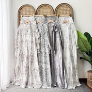 SUTRA EMBROIDERY PARIS SILK DRESS SET HIJAB