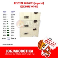100K OHM 104 01D SMD 0603 RESISTOR