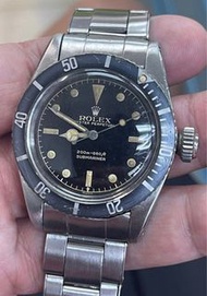 Rolex 5510 big crown Gold finger James Bond gilt dial