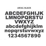 (H20CM) 3D WHITE PVC Lettering and Numbering Huruf Abjad Nombor Number Letter ABC 123