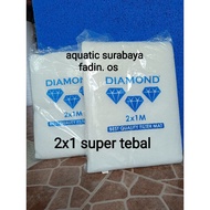 COTTON FILTER DAKRON COTTON FOAM FILTER AQUARIUM POND 2X1 DIAMOND