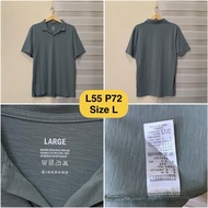 Giordano Open Collar Polo Shirt OriginalOlive