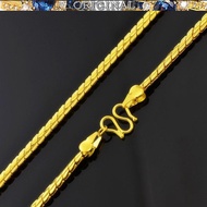 Men's 916 Gold Necklace Snake Bone Necklace Gold Necklace Gold Jewelry Birthday Gift in stock