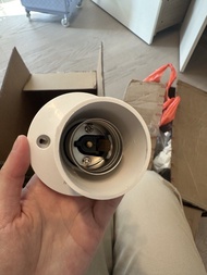 E27燈座燈頭白色