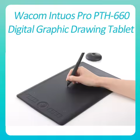 Wacom Intuos Pro PTH-660 High Precision Drawing Tablet 8192 Pressure Sensitivity for Mac or PC Graph