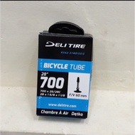700x25-28c FV 60mm Presta Inner Tube - fixie Bicycle Inner Tube