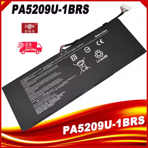 New PA5209U-1BRS Laptop Battery For TOSHIBA SATELLITE L15W-B1302 L15W-B1310 L15W-B1208X L10W-C Radiu