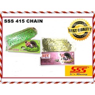 SSS  415HSB Sprocket Chain/415 MOTORCYCLE CAHIAN/GOLD