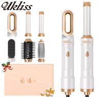UKLISS Airstyler Pro 5 in 1 Hair Dryer Set Hot Air Curling Brush Straightener Thermal Brush
