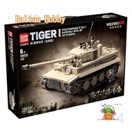 Baltan Toy BN3X Compatible with 100233 虎式I 重型坦克 后期型号 Building blocks Military EH2