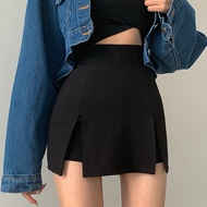Plus Size Skort Fplit Pants Skirt Irregular High Waist And Thin Buttocks Short Skirt Skort For Women