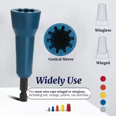 Professional Electrician Accessories Electric Wire Swivel Winding Connector Wire Twister Tool For Dr