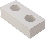 50 Pieces Cardboard Coin Flips 2x2 Holders Sleeves for All Coins Collection Supplies Currency Holder