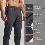 361 Degrees Men's Adventure Gear Outdoor Pants Lightweight Quick Dry Breathable Hiking Zipper Pocket