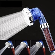 High Pressure SPA Shower Head with Filter Negative Ion 3 Modes Shower Handheld Water Saving Bathroom pommeau douche