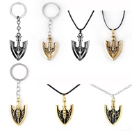 Anime JoJo's Bizarre Adventure Arrow Keychain Pendant Necklace Gift for Friend