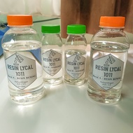 Resin Lycal 1011 Super Bening 250ml Resin Keras 250gram super clear lycal resin 1011