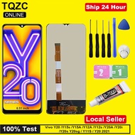 TQZC Original LCD For Vivo Y20 /Y15s /Y15A /Y12A /Y12s /Y20A /Y20i /Y20s Y20sg / Y11S / Y20 2021 LCD Display Touch Screen Digitizer Assembly Replacement