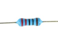 (50pcs) 1/4W Metal Film Resistor - (2.2 ohm to 2.2M ohm) - 1% Tolerance - Perintang Elektronik 1/4 W