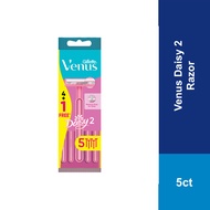 Gillette Venus Daisy 2 Disposable Female Razors, 5ct