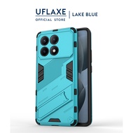 UFLAXE เคสแข็งกันกระแทกสำหรับ Xiaomi POCO X6 / POCO X6 Pro เคสโทรศัพท์ป้องกันเต็มรูปแบบ เคสกันกระแทก Punk Case ที่ทนทานพร้อมขาตั้ง
