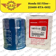 Honda Oil Filter [15400-RTA-003] Jazz / City / Civic / Accord / BRV / HRV / CRV / Odyssey / Stream