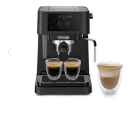 DeLonghi Stilosa Manual Pump Espresso Coffee Machine EC230.BK, Black
