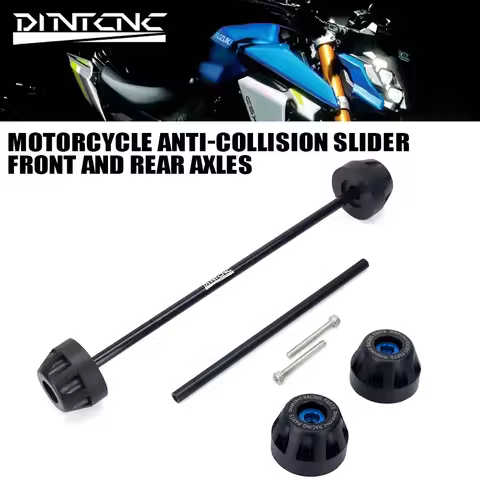 For SUZUKI GSXS 1000 950 Front Wheel Axle Protectors Anti-Fall Protection GSXS1000 GT GSXS950 Anti-C