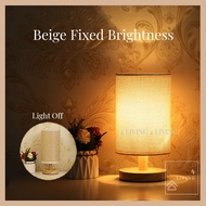 4 Living Lampu Tidur Bilik Lampu Bilik LED Bed Lamp Lampu Hiasan Meja Remote Bedside Lampu Tido Nigh