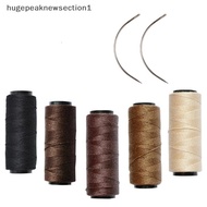 hugepeaknewsection1 1 Pcs Weaving Threads With 2 Pcs C Shaped Needles Hair Salon Supplies Crochet Ho