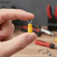 [Tzuscene] Insulated Electrical Ring Connectors 10/50Pcs RV5.5 M4 M5 M6 M8 Crimp Terminals for Motor