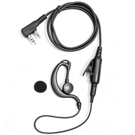 Ear-Hook Two-Way Radio Earpiece with PTT Mic for BF-888S, Arcshell AR-5, Retevis H-777, Ansoko A-8S,