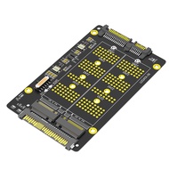 2イン1キー M キー B - U2-SATA Adater M.2(NGFF) NVME PCI-E to U.2 SFF-8639 と M.2(NGFF) SATA to SATAアダプター。