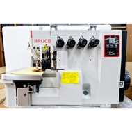 BRUCE MESIN JAHIT TEPI 5 BENANG 2 JARUM (KEPALA SAHAJA)/ BRUCE X5s-5 OVERLOCK SEWING MACHINE DIRECT 