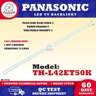 TH-L42ET50K PANASONIC 42 INCH LED TV BACKLIGHT ( LAMPU TV ) 42" PANASONIC LED BACKLIGHT THL42ET50K T