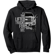 It's The Lifted Trucks for Me Print Hoodie, Cool Hoodies for Men, Men's Casual Graphic Design Pullov