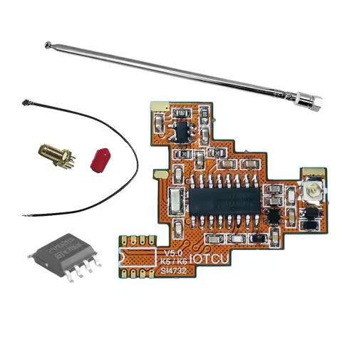 N87R SI4732 V5.0 FPC Module+2M Chip+Antenna for Quansheng UVK5 UVK6 HF Shortwave Full Band/Single Si