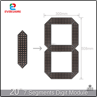 [qianb] 20 Inch Outdoor Waterproof 7 Segments LED Display Led Digital Board Display Signs For Gas Pr