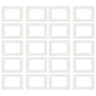 A3 Mount Picture Frame Mounts 20 PCS Picture Photo Mounts Frame Mats White Photo Mounts for Picture 