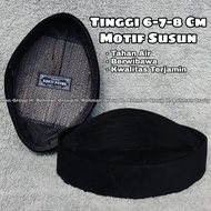 Peci Songkok Susun AC Tinggi 6 Cm 7 Cm 8 Cm