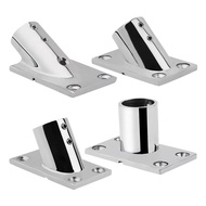 【GIGGLE】22MM Stainless steel Boat pipe 30/45/60/90° Handrail Pipe Rectangular Base