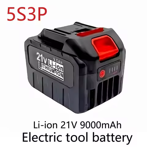 5S3P 21V 18650 Lithium Battery Rechargeable 9000mAh Batteries High-current High Discharge 21Volt Rep