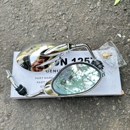 X1 yamaha 125Z mirror free adapter Honda universal X1 mirror chrome handle Ymaha