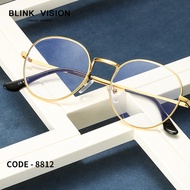 ✨Blink Vision✨ New Anti-blue Ray Cermin Mata Retro Women Men Metal Unisex Computer Glasses Frame Vin