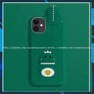 Iph.0ne Case Iph.0ne SIlicon DINOSAUR SUFFED TEETH iPh.0ne 6P/7/8/7plus/8plus/x/xs/xs max/11/11proma