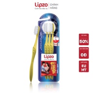 Combo 3 Bàn Chải Đánh Răng Lipzo Maxcare Cho Người Lớn Công Nghệ Lông Chỉ Tơ Nha Khoa Mảnh Siêu Bền