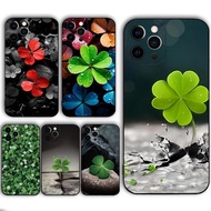 TK-1 Lucky four-leaf clover  Phone Case  For IPHONE  17，15,13,14,12,Mini ,11, Xr, X ,Xs Pro Max 8, 7